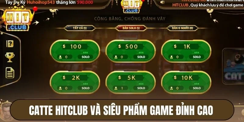 Catte Hitclub và siêu phẩm game đỉnh cao