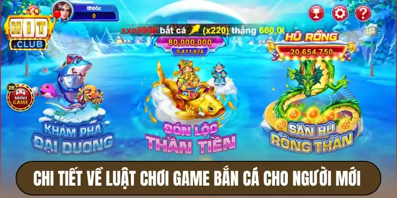 Chi tiết về luật chơi game bắn cá cho người mới