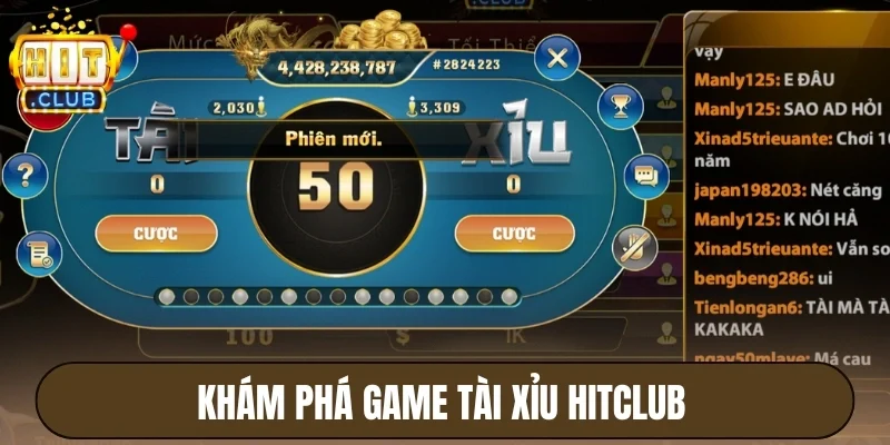 Khám phá game Tài xỉu Hitclub