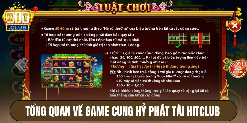 Cung Hỷ Phát Tài Hitclub - Đón Lộc Nổ Hũ, Rinh Quà Tiền Tỷ 2 Tổng quan về game Cung hỷ phát tài Hitclub